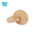 Popular Children Beech wood Montessori Baby Wooden Educational Material Toys Interlocking Disc